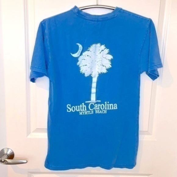 MYRTLE BEACH | 100% Cotton Light Blue Shirt Women’s Size Small - Picture 1 of 5